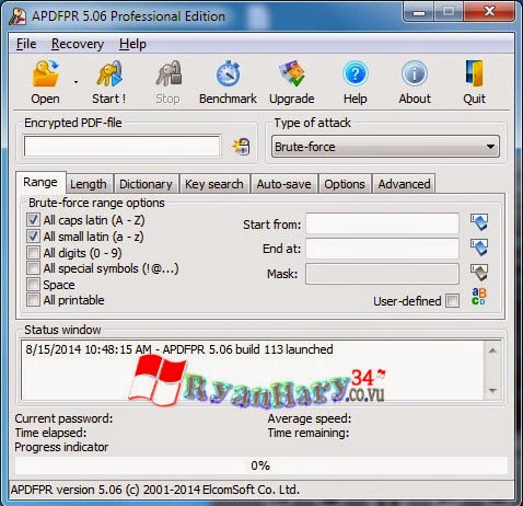 elcomsoft advanced pdf password recovery v5.0 professional