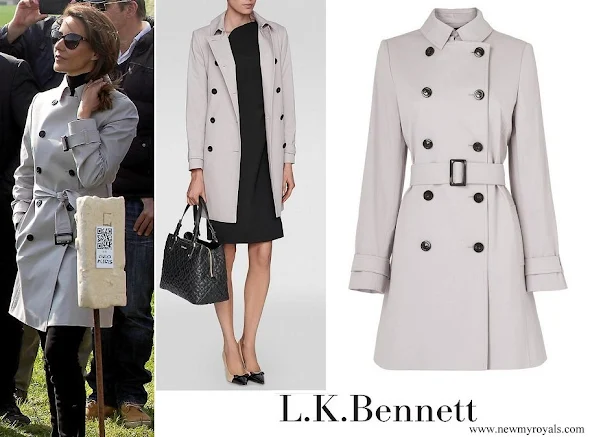 Princess Marie wore L.K. Bennett Boston Trench Coat