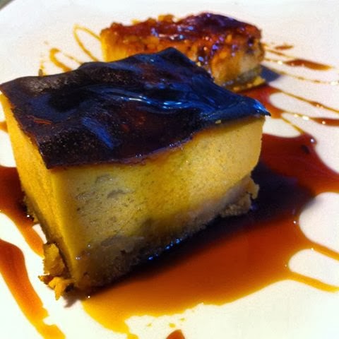 Flan de calabaza con ralladura de limón y Pastel de calabaza con jengibre