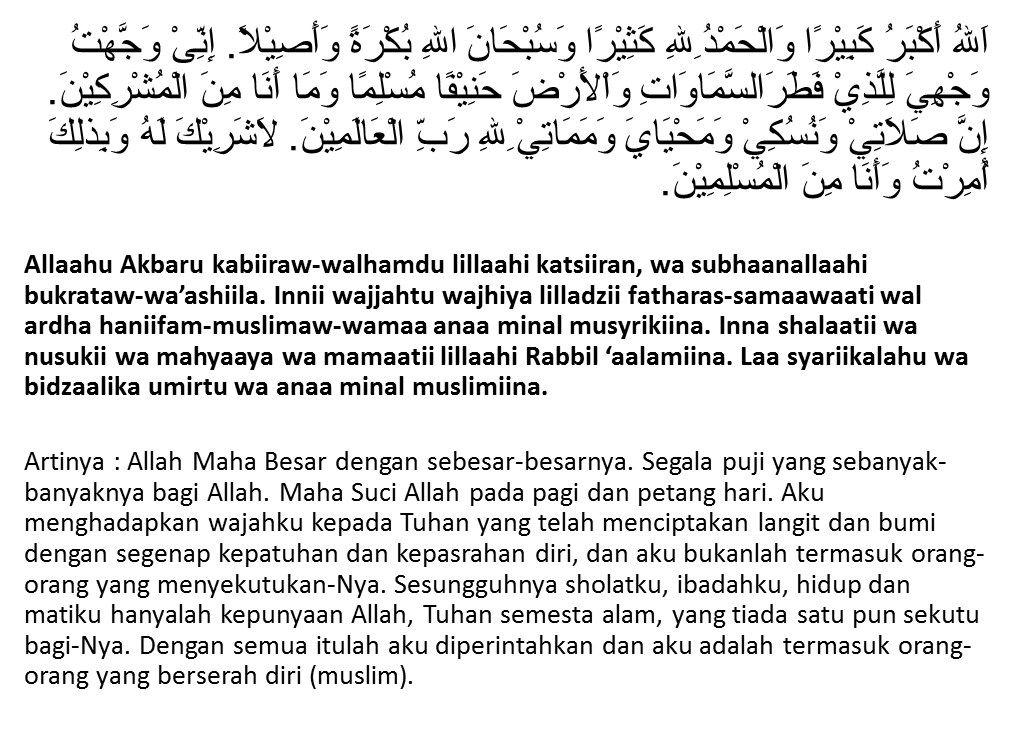 Bacaan Surat Al Fatihah Dan Doa Iftitah Beserta Terjemahan Coretan