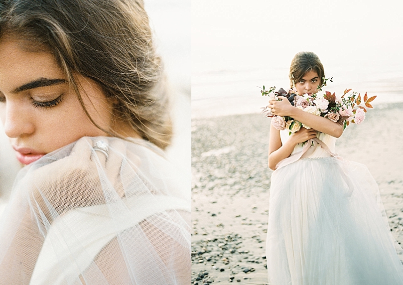 Torrey Pines Beach Bridal Inspiration by Matoli Keely Photography ...