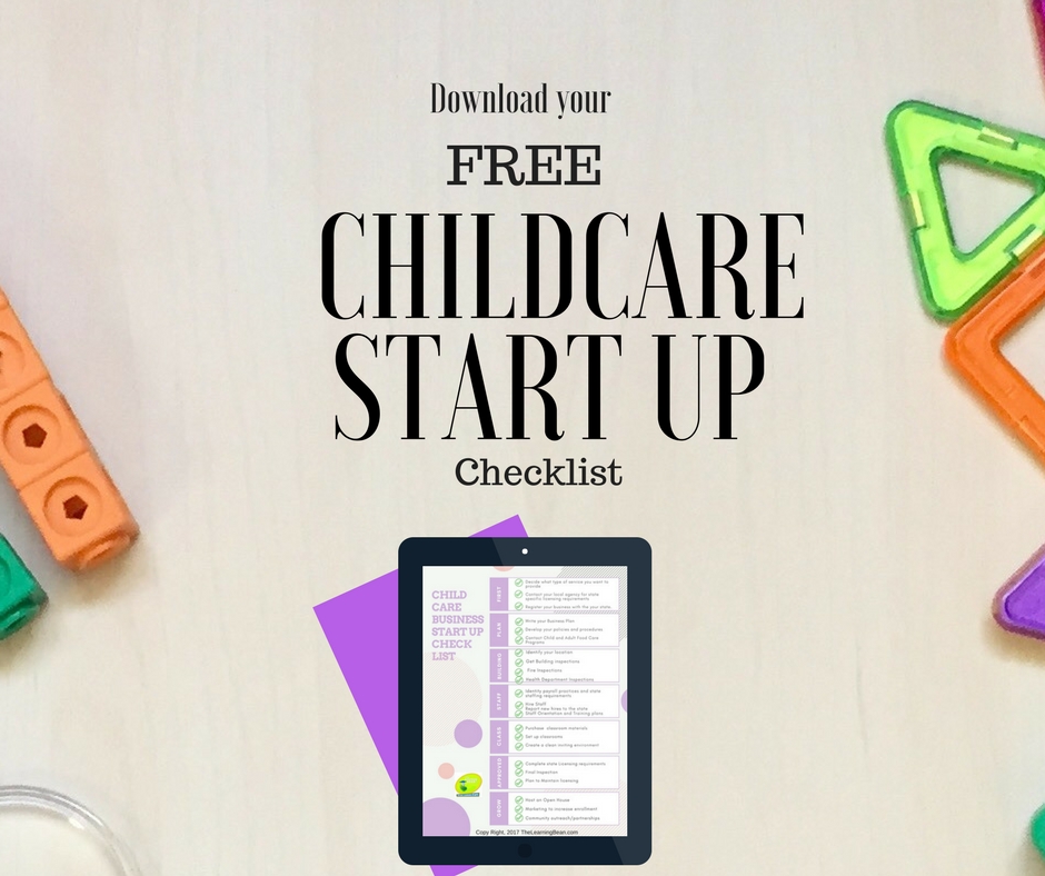 The Learning Bean How to start a Childcare Business