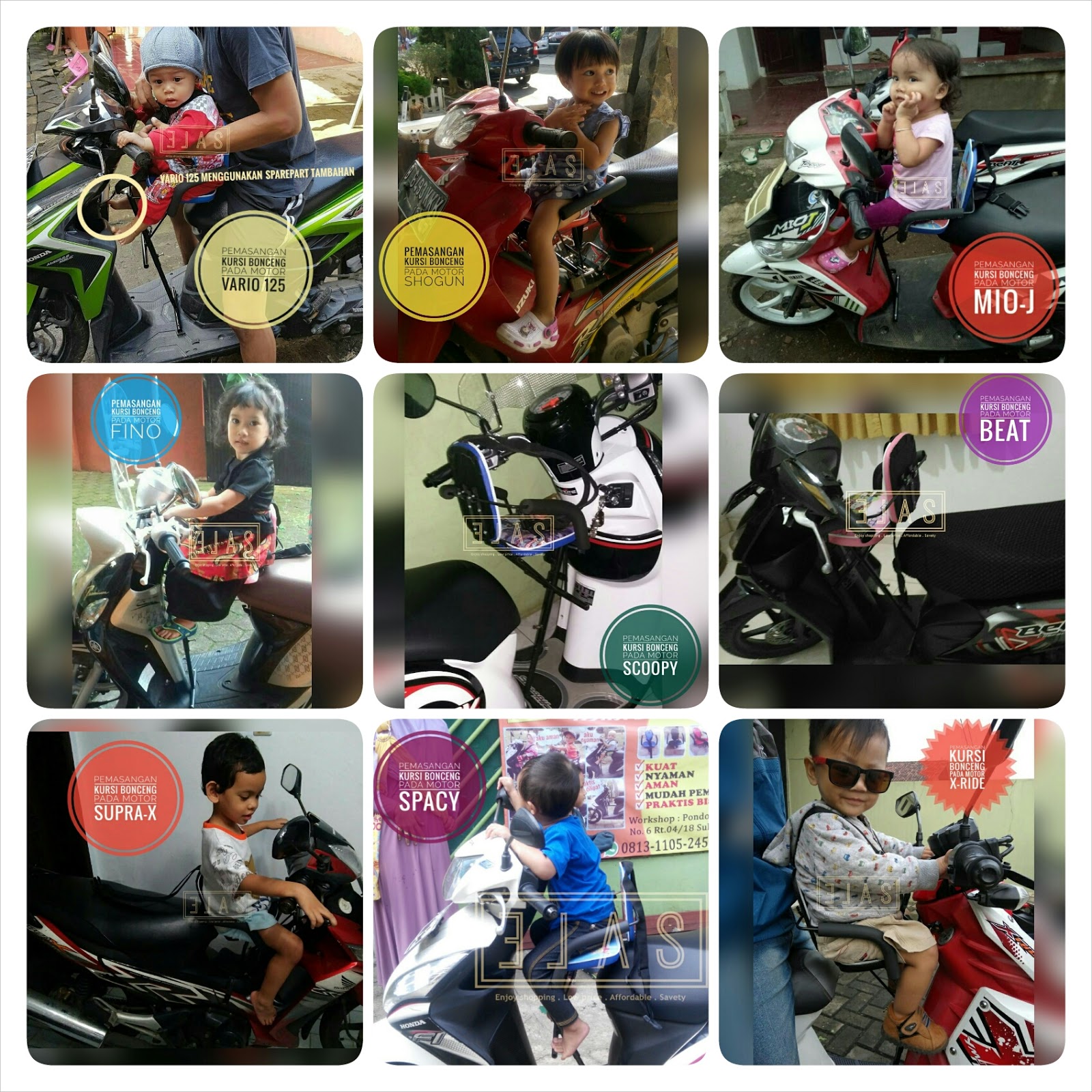 55 Koleksi Gambar Kursi Bonceng Anak Untuk Motor Matic Gratis Terbaru