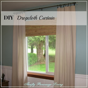 Thrifty Parsonage Living: Drop Cloth Curtains