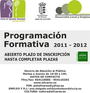 PROGRAMACIÓN FORMATIVA DEL PUNTO DE IGUALDAD MUNICIPAL, ÁREA DE CULTURA Y DE DESARROLLO LOCAL. EDICIÓN 2011-2012