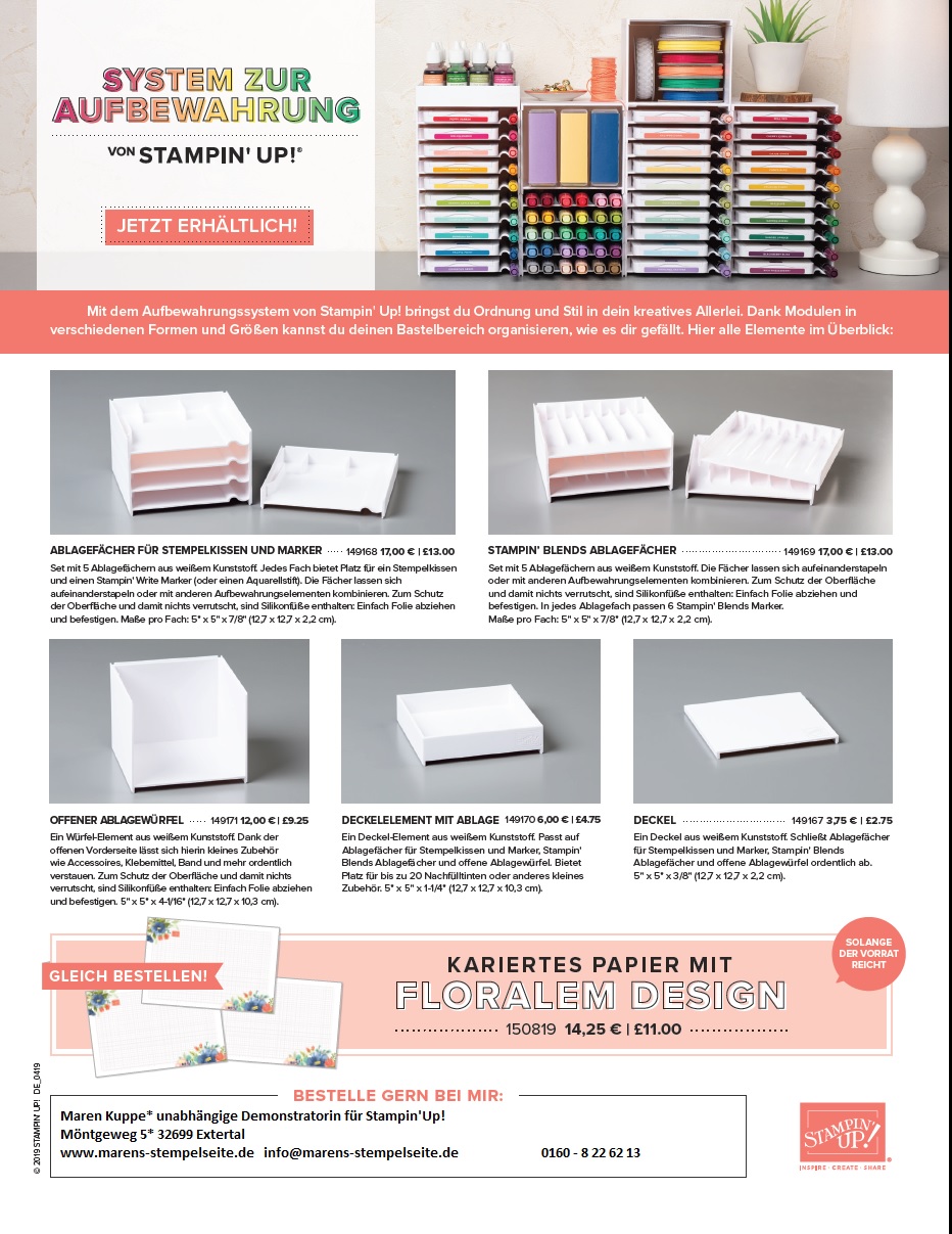 Maren's Stempelseite: System zur Aufbewahrung - ab sofort erhältlich