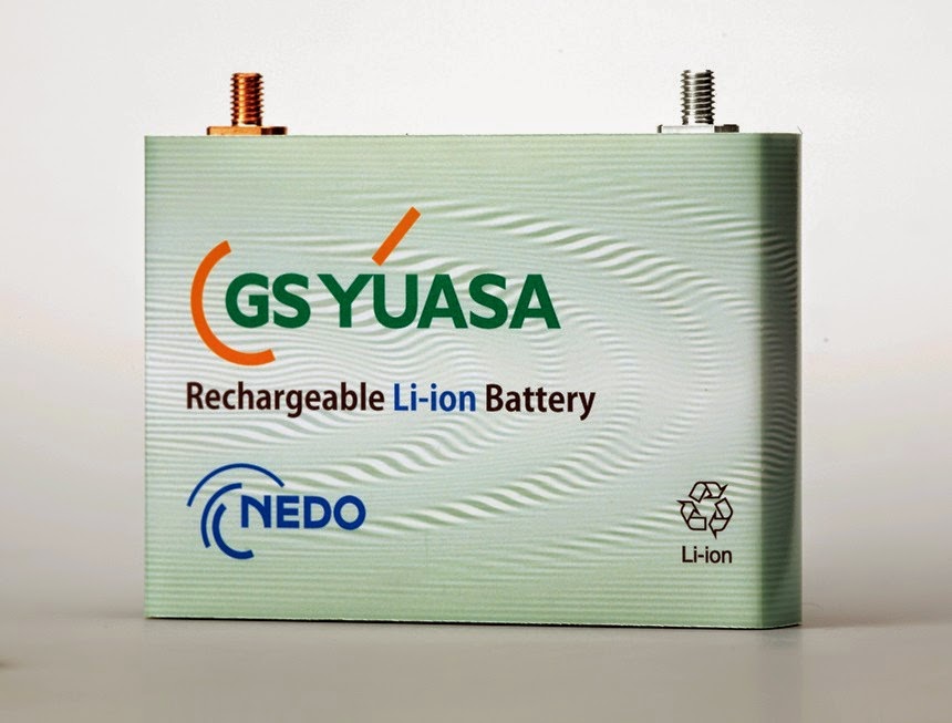 Next Generation GS Yuasa lithiumion battery triples energy density