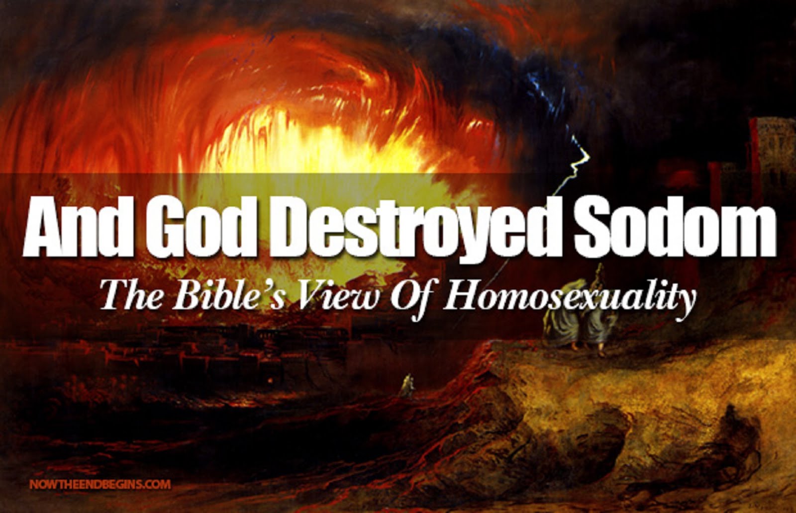 AND GOD DESTROYED SODOM