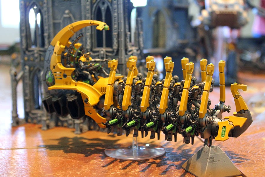 The Hammer of Wrath WIP Necron Army Part 9 Ghost Ark Complete!