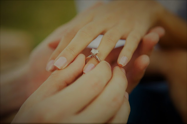 Soon after you've shared this fabulous news with your family and friends - engagement tips - man placing ring on woman's finger - Wedding blog - wedding planners - Weddings by K'Mich - Philadelphia PA