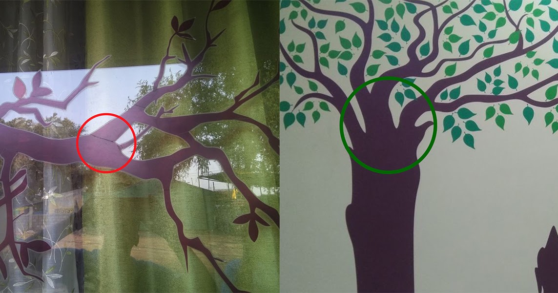 The Wall Decal blog Cheap Wall Sticker v/s Premium Wall Decals