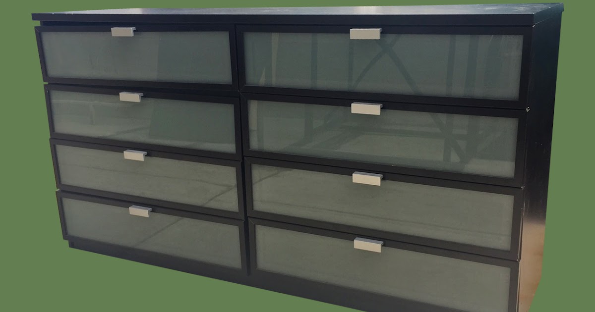 8 Glass Drawer Front Ikea Dresser, Dresser With Glass Front Drawers