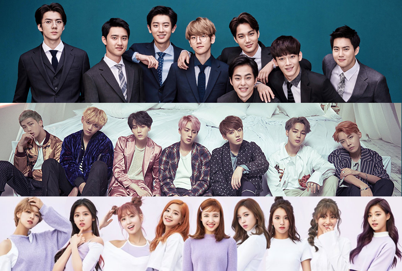 EXO, BTS e Twice compartilham seus planos para o ano novo