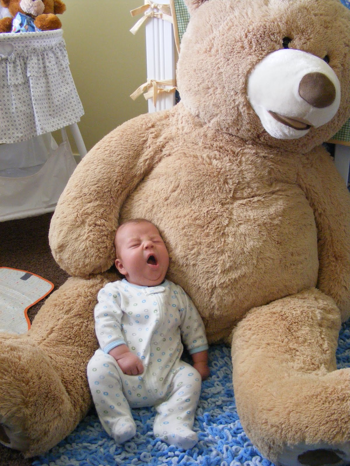 плюшевый медведь на диване