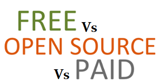 Free Vs Paid Softwares Vs Open Source Softwares