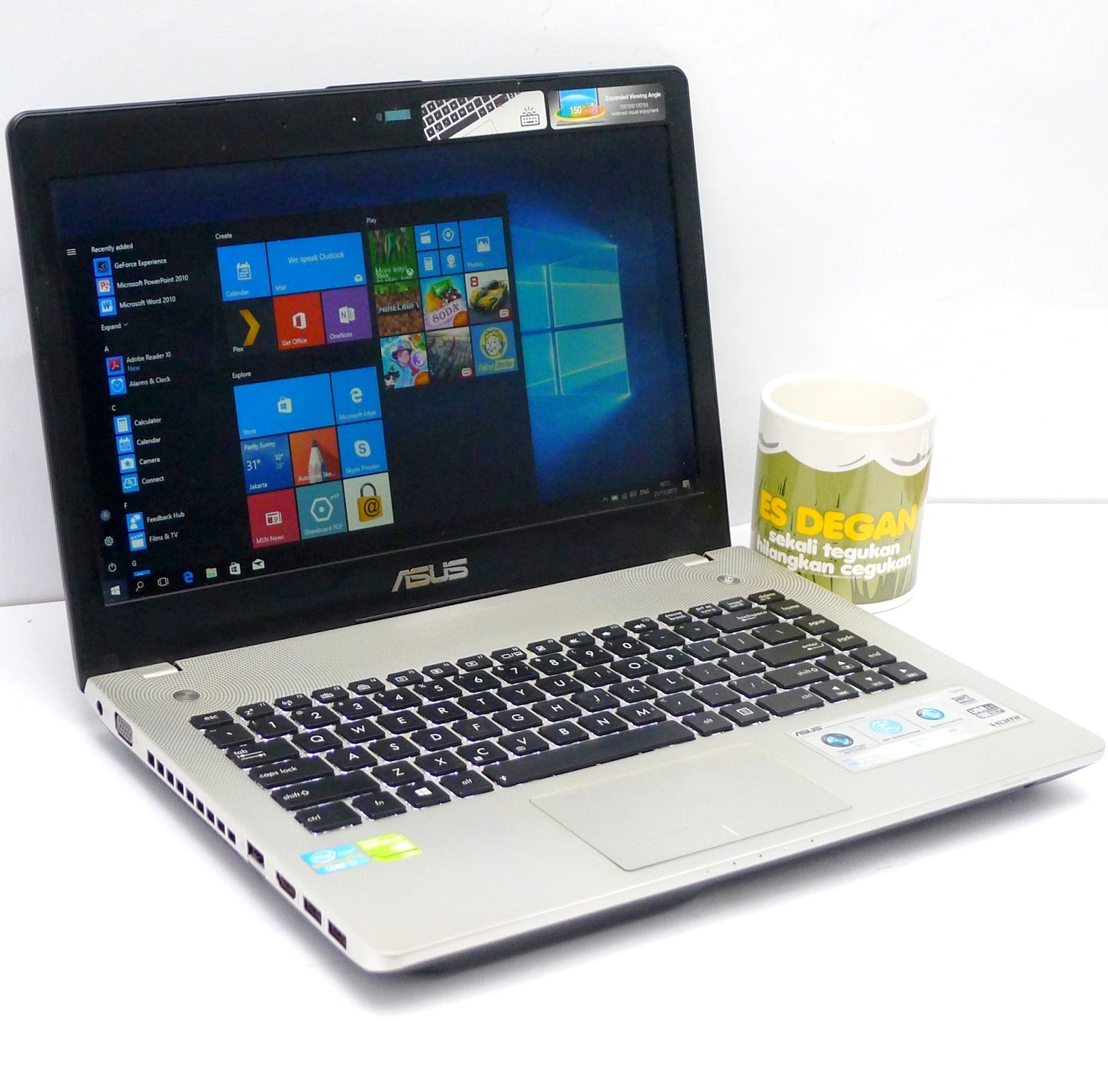 Laptop ASUS N46JV | Core i7-4700HQ | Dual VGA | Jual Beli ...