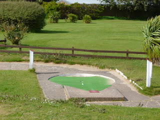 Arnold Palmer Crazy Golf course in Exmouth, Devon Arnold Palmer Crazy Golf course in Exmouth, Devon