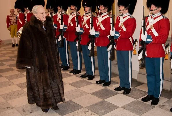 Crown Princess Mary wore gown by Lasse Spangenberg Copenhagen. Crown Prince Frederik and Crown Princess Mary attended the reception