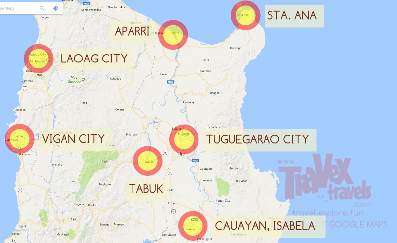 Santa Ana Cagayan Map