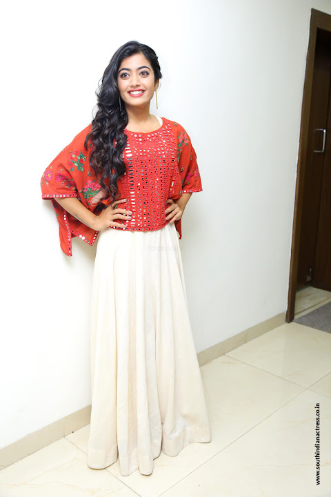 Rashmika Mandanna at Chalo teaser launch