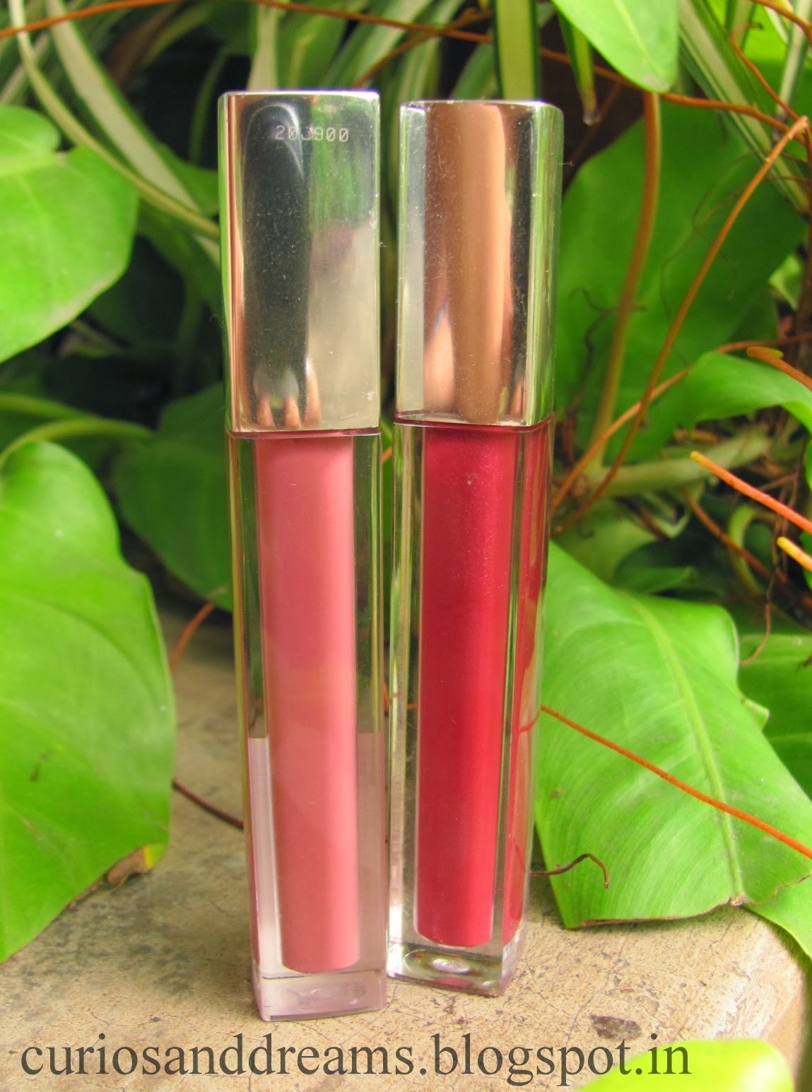 Two Maybelline Color Sensational High Shine Lip Glosses, Plum Luster