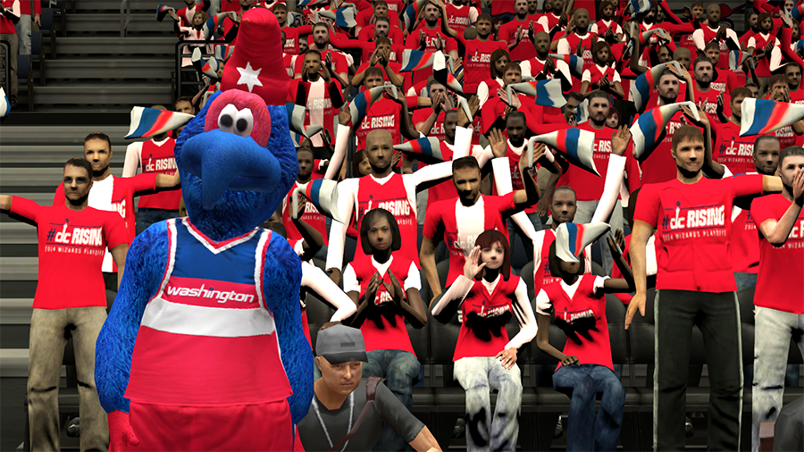#dcRising Playoffs Crowd NBA 2K14