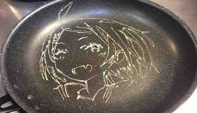 بالصور.. "Keesuke Inagaki" فنان يرسم لوحاته على فطائر البان كيك!