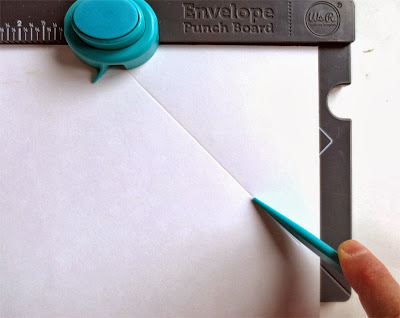 how to use envelope punch board