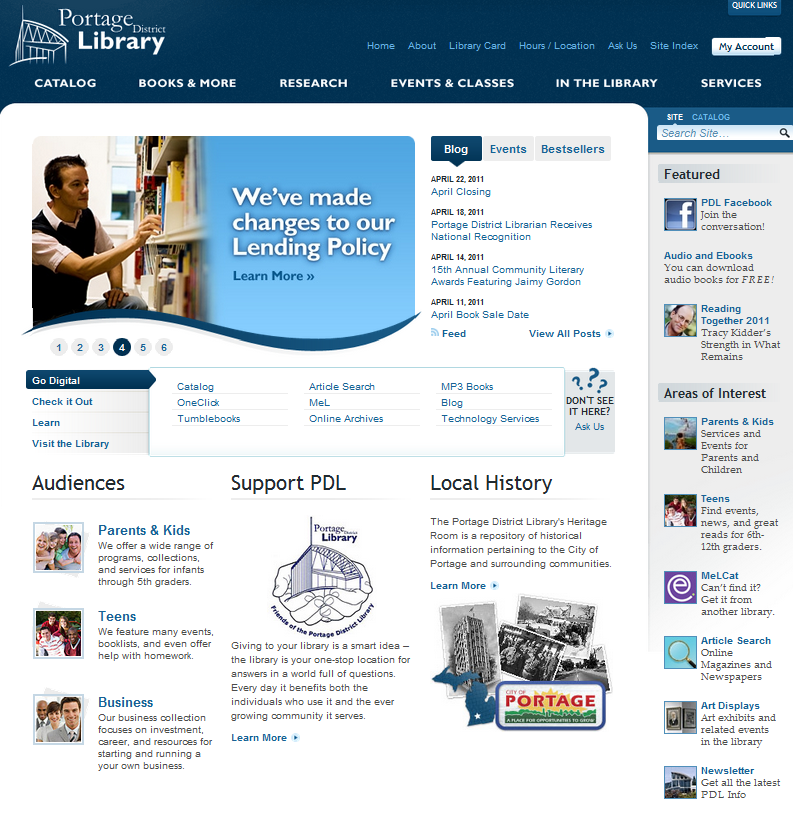 Retiring Guy's Digest Michigan's Portage District Library Has a