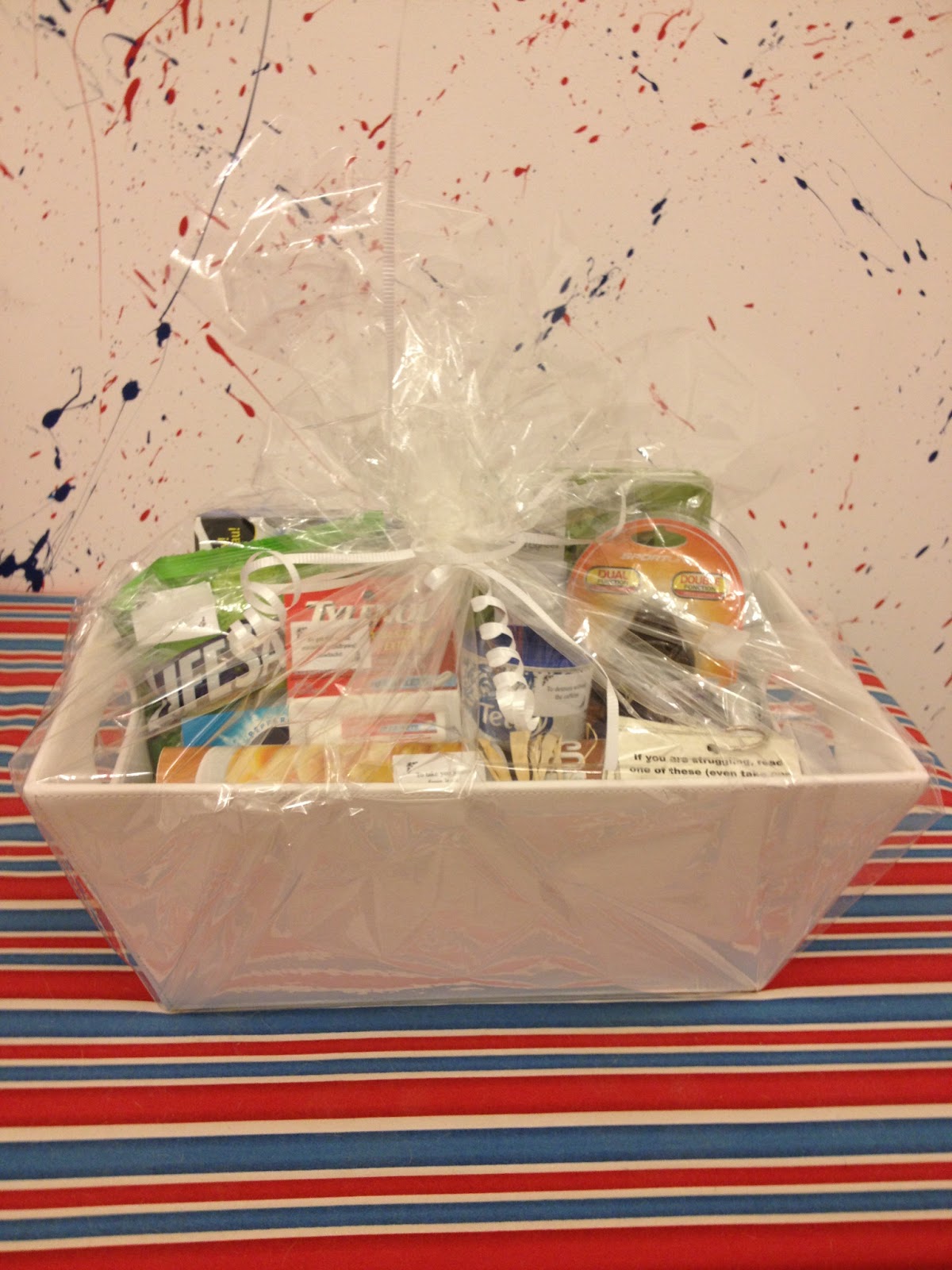 Chick to Hick Quit smoking encouragement basket