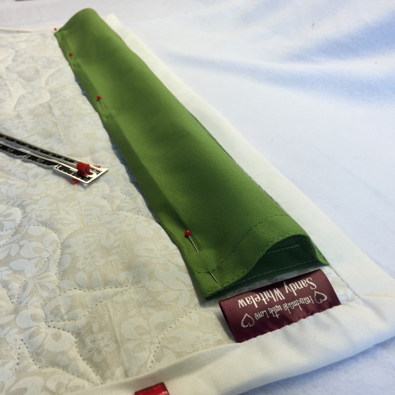 UpStairsHobbyRoom Adding A Hanging Sleeve to Your Quilt Project