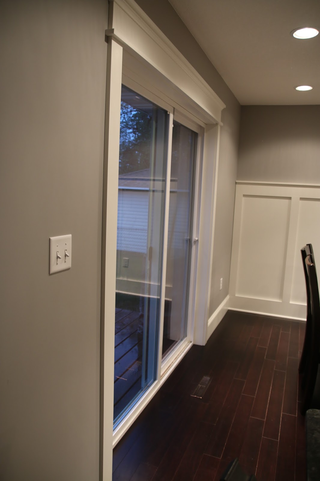Our New House Sliding Back Door Trim 4 20 16