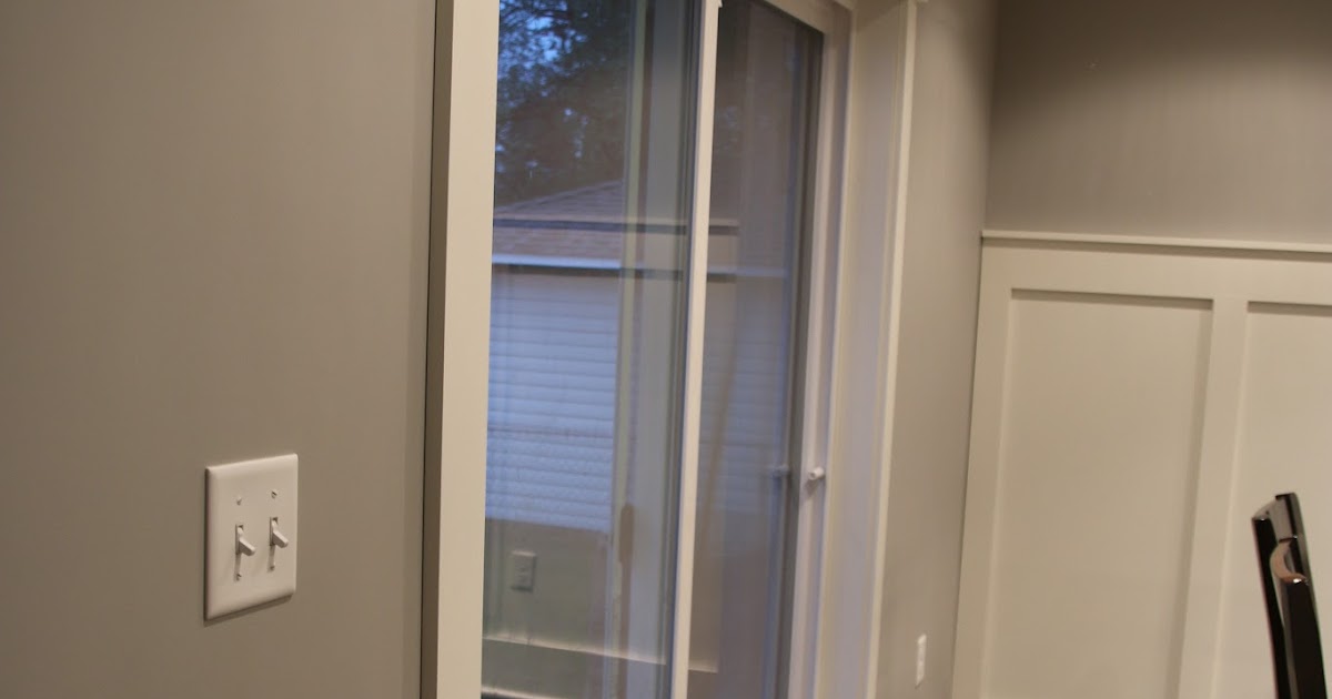 Our New House: Sliding Back Door Trim (4/20/16)
