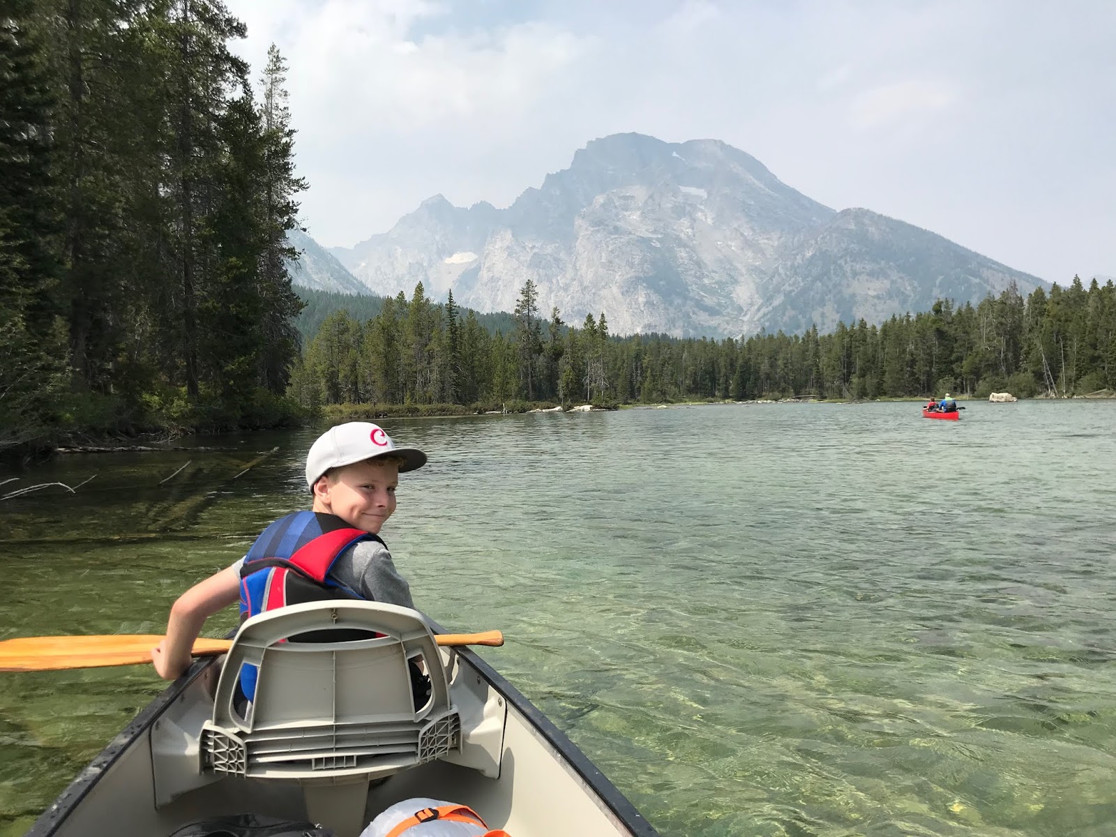 The Ricks Family Leigh Lake canoe camping trip
