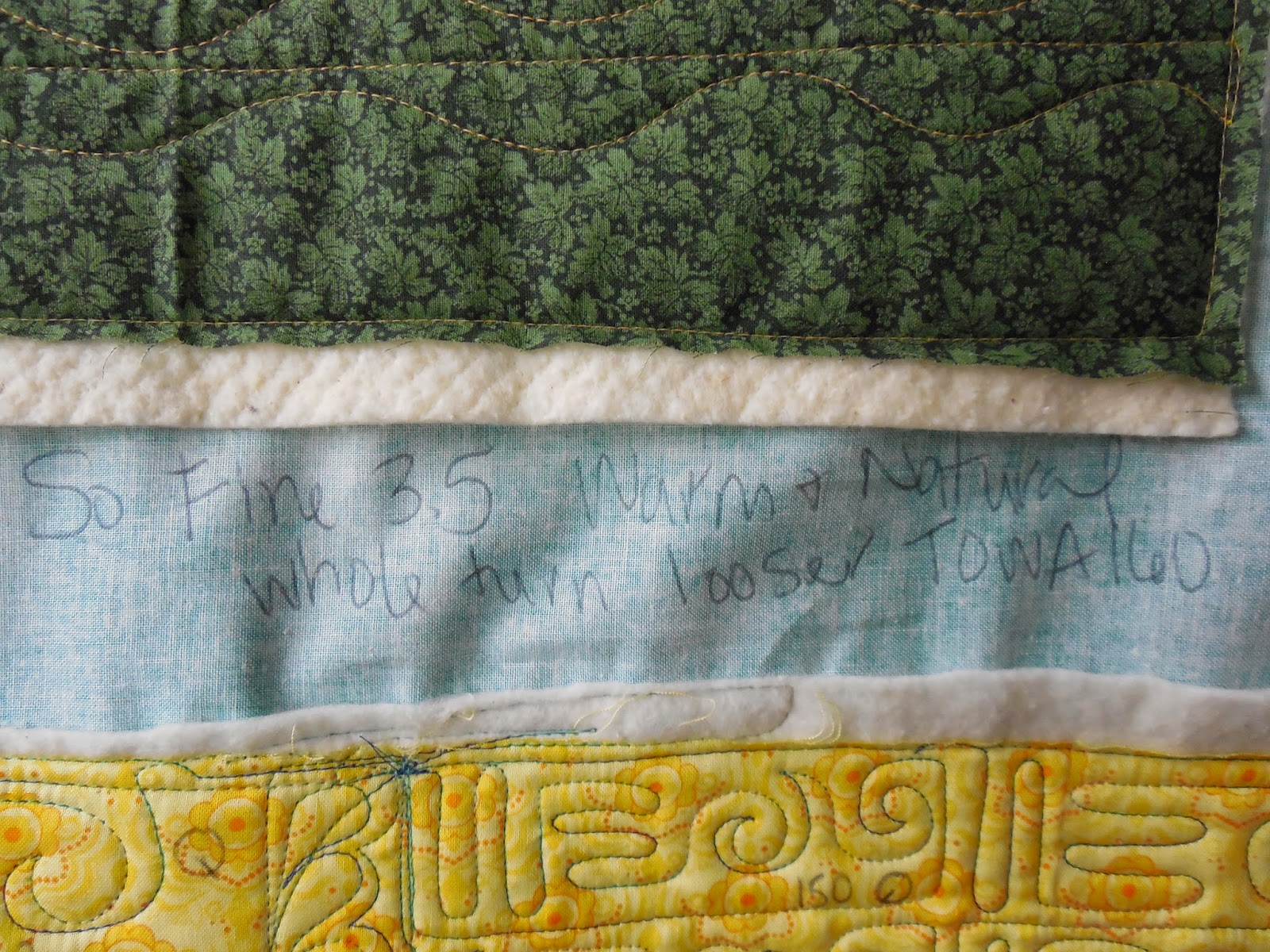 Tanderwen Quilts Test Time and Zippered Leaders