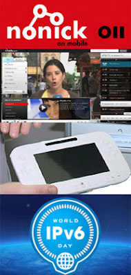 Wii U, PlayStation Vita, Nonick, EiTB a la carta e IPv6