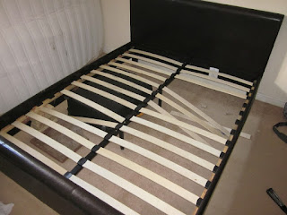 How to Fix Weak Bed Frame, bed, bedding, weak bed frame, weak bed wood slat