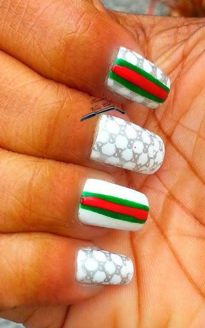 Butterfly French Style Nail Art Lisa Firle