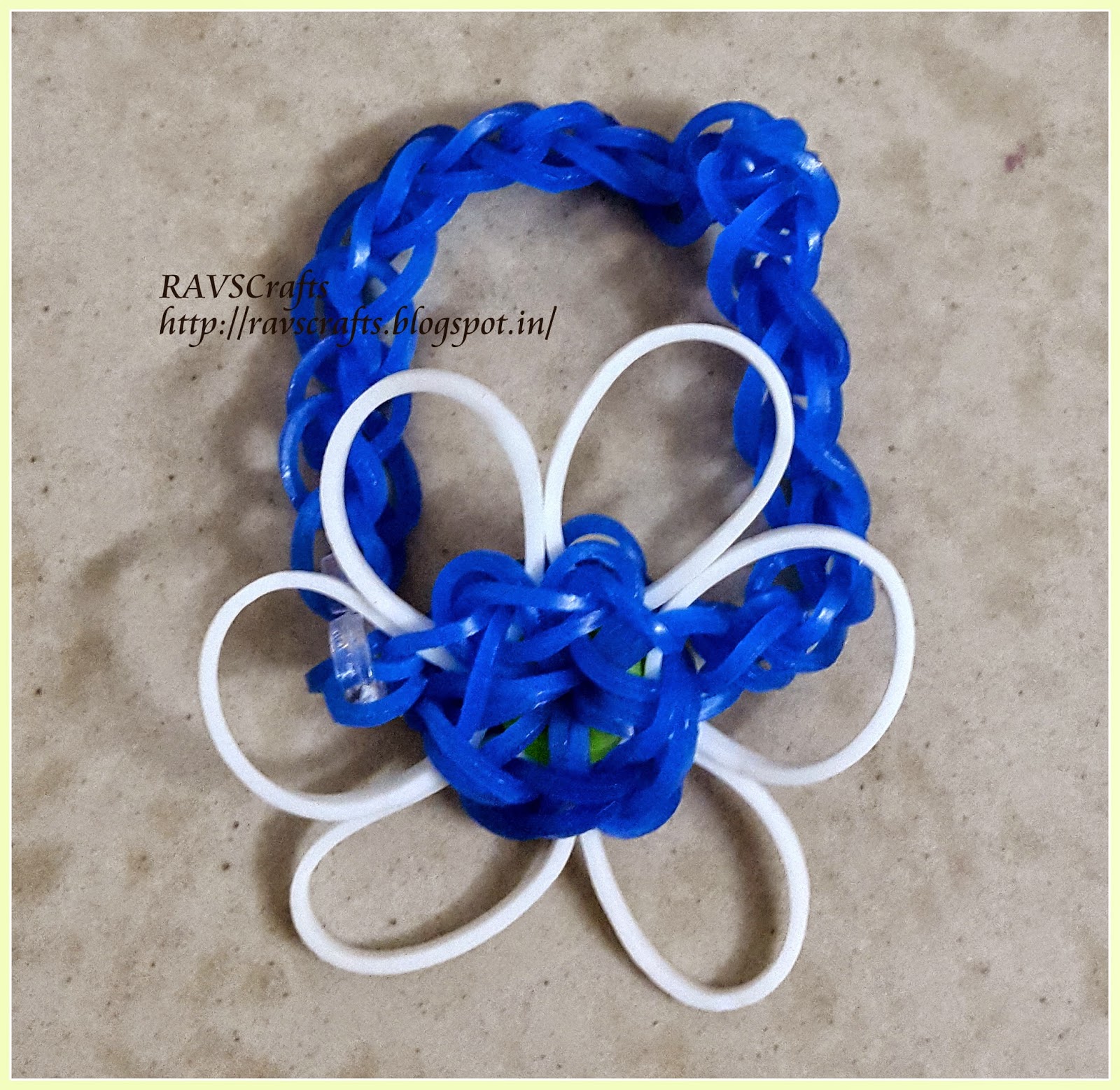 RAVSCrafts Flower Loom Bracelet