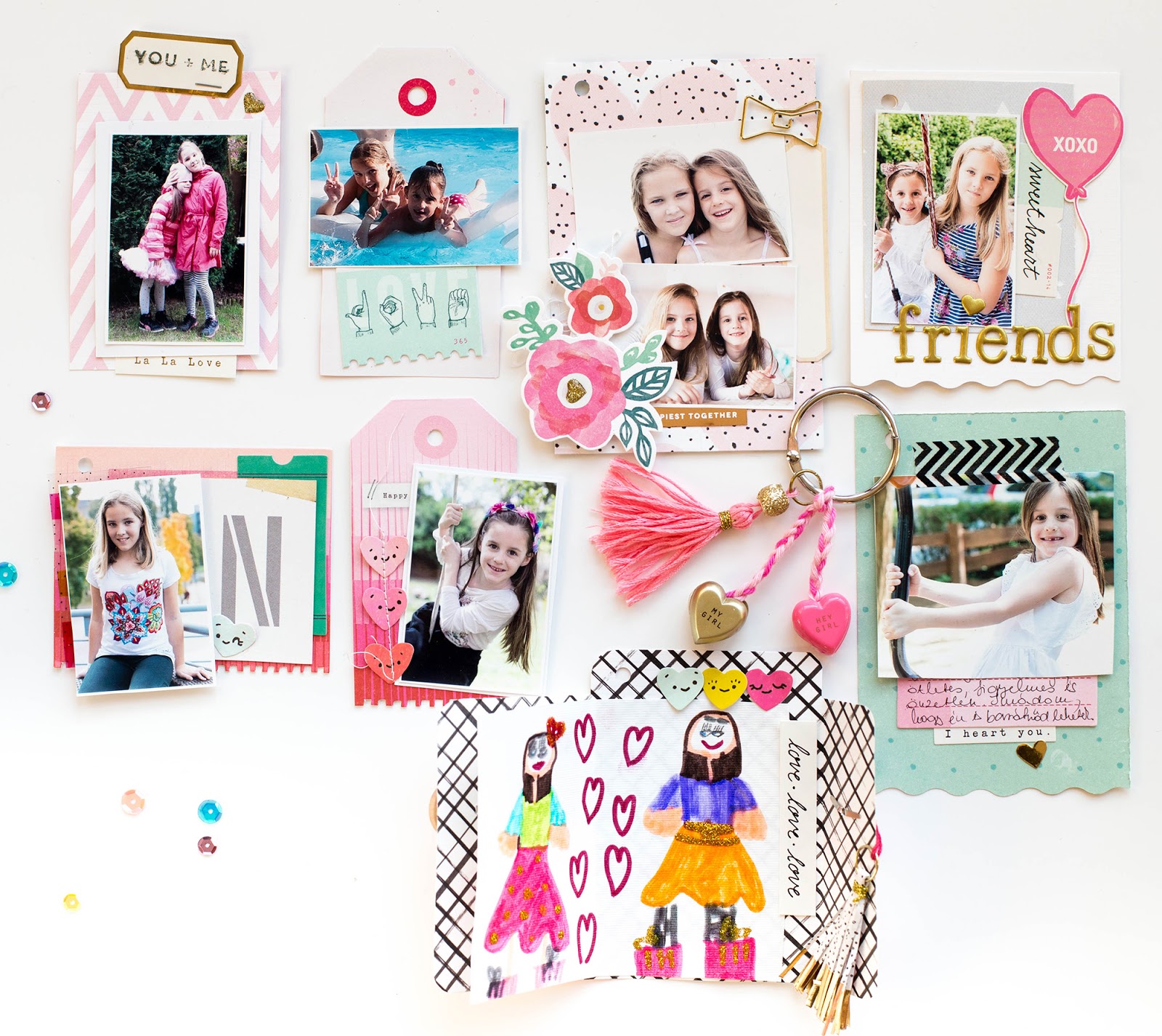 Bea Valint YOU + ME Scrapbook and Cards Today Guest Designer