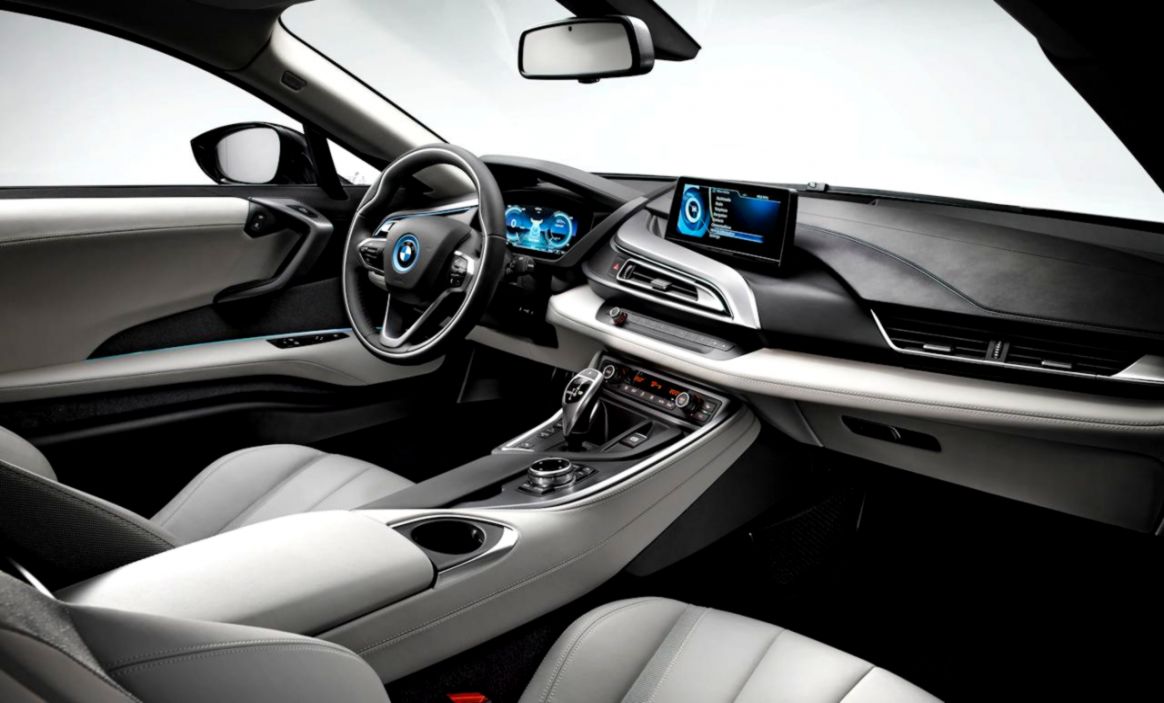 Bmw I8 Interior Features Wallpaper