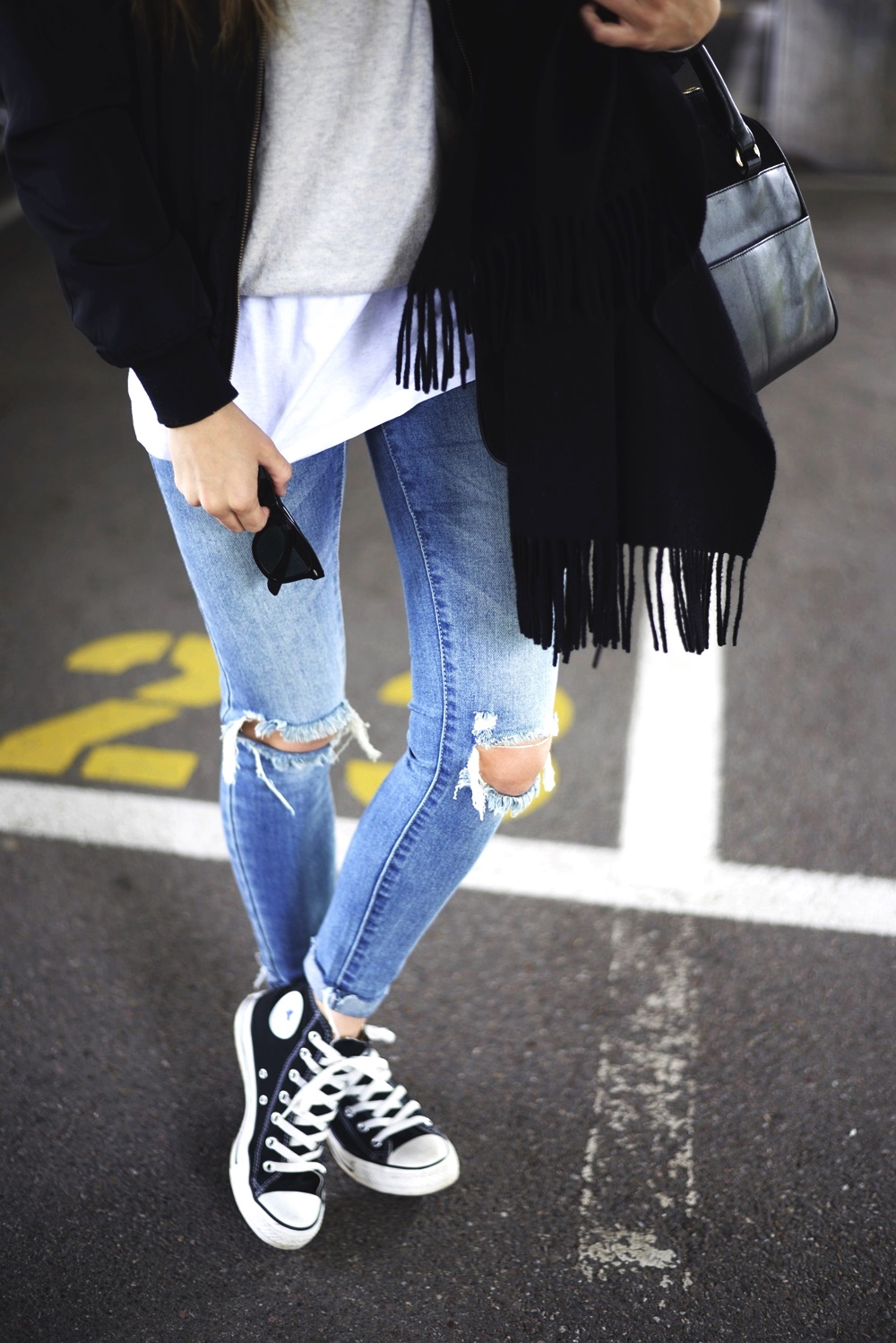 Blue Jeans & Bomber Jacket | BY ANNA: Fashion and Lifestyle Blog from ...
