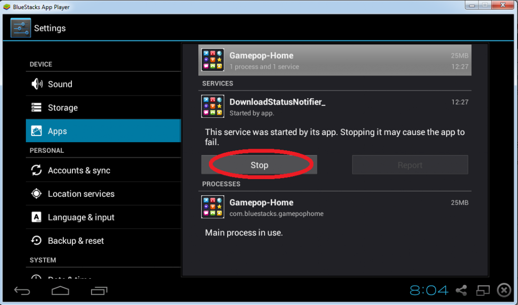 How To Stop Bluestacks From Downloading Apps In Background