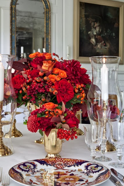Fall Tablescapes Part One - Preppy Empty Nester F