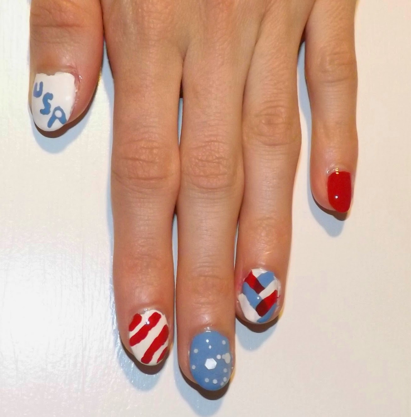 Perfectly Polished 12: 4th of July Nail Art 2015!