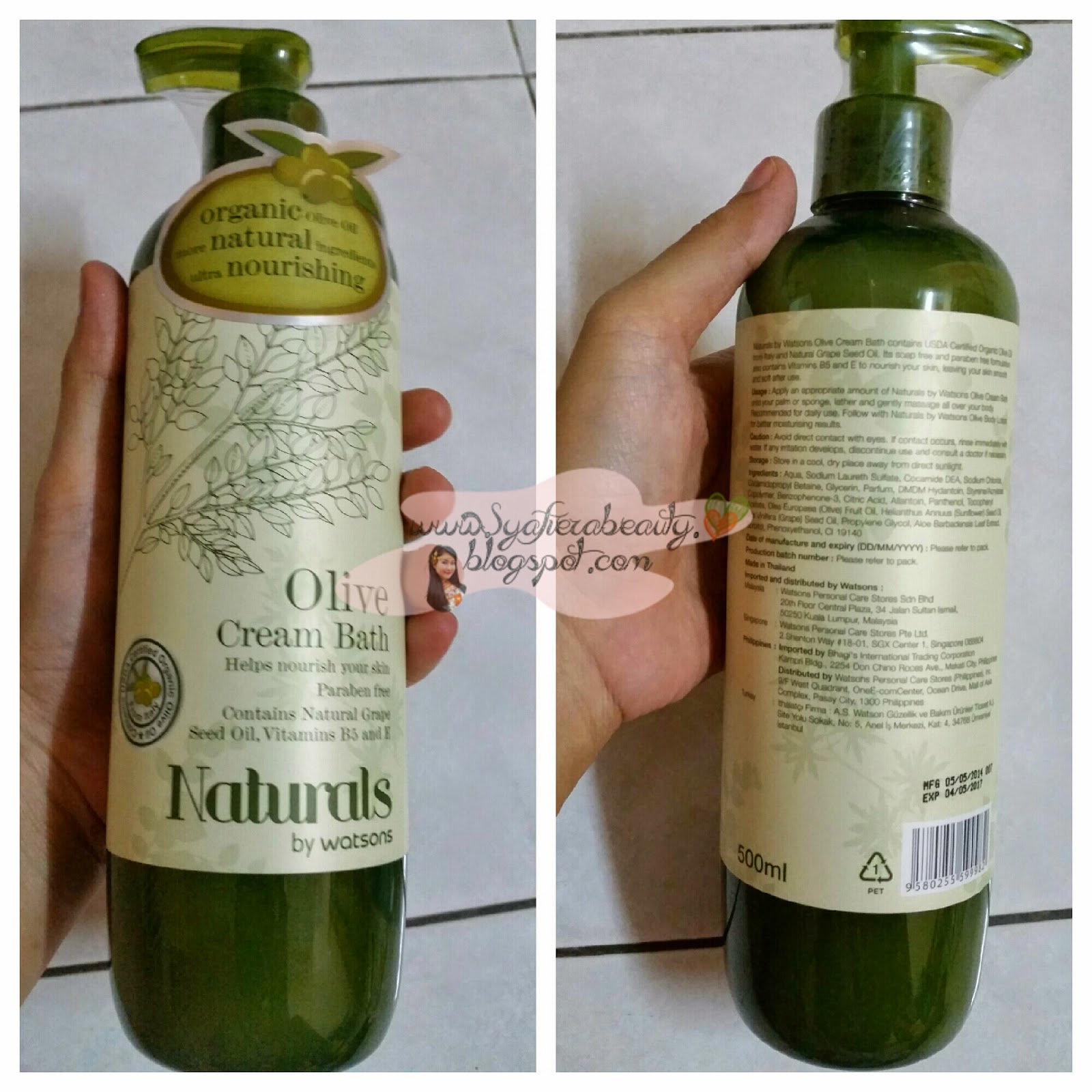 Beauty and Lifestyle Blogger Product Review Watsons Naturals Olive