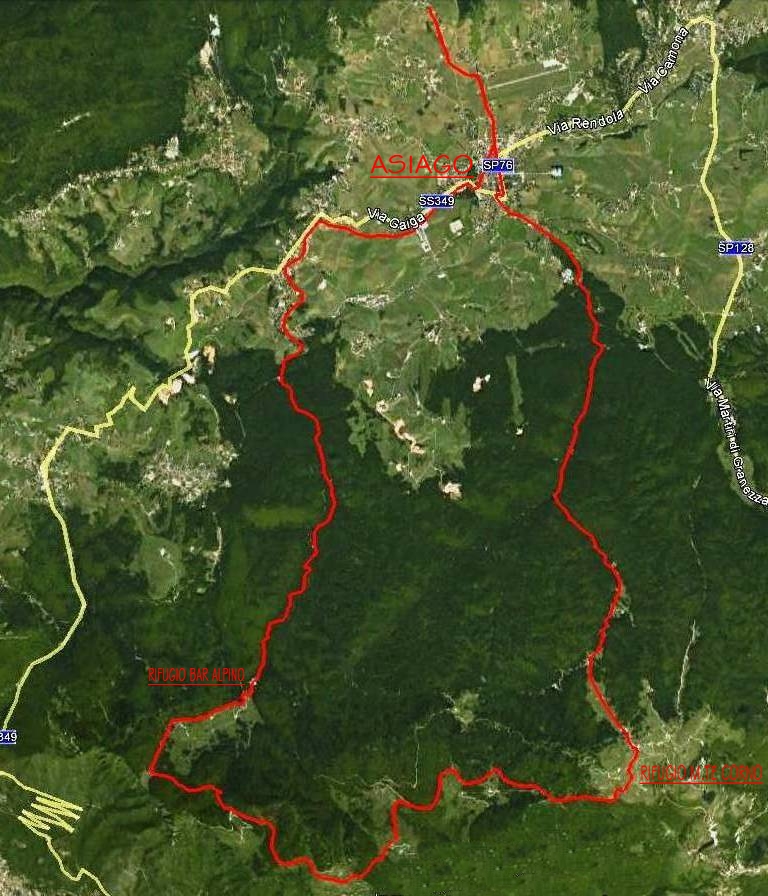 Giro Delle Malghe Asiago Mtb Traccia
