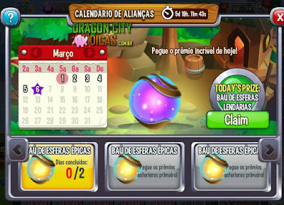 Calendário de Alianças! Calendário de Alianças!