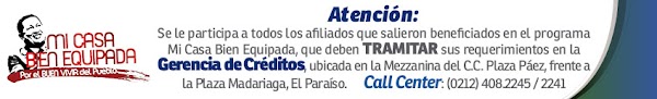 Ya pueden verificarse en la página para chequear si les asignaron artículos de MI CASA BIEN EQUIPADA Ya pueden verificarse en la página para chequear si les asignaron artículos de MI CASA BIEN EQUIPADA