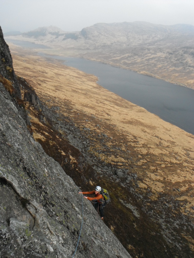 Winter and Rock Climbing Conditions 230312, Ardverikie Wall, Central